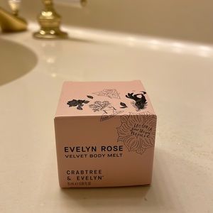 CRABTREE & EVELYN  EVELYN ROSE VELVET BODY MELT